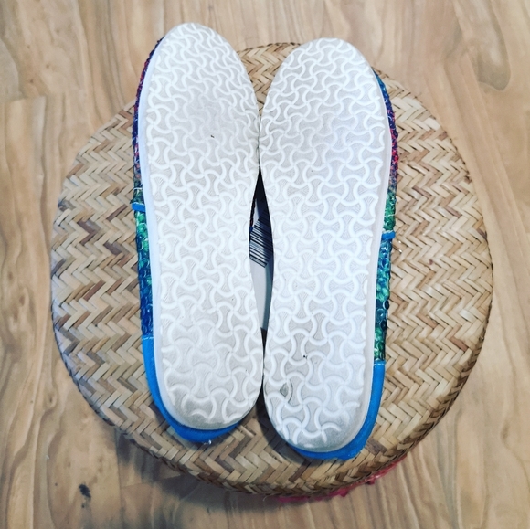 Colorful snake pattern slip on flat - Picture 7 of 7